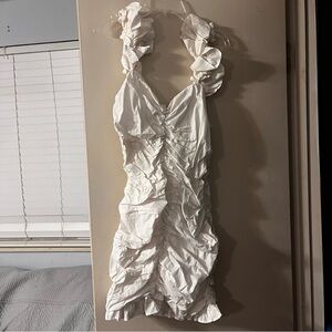 DO + BE white mini dress